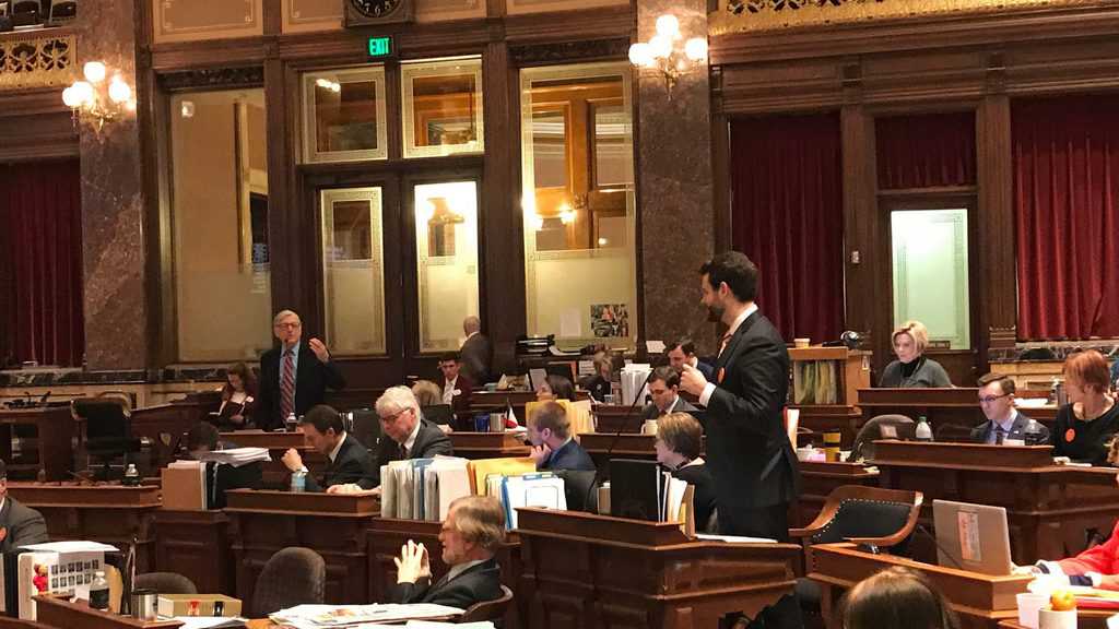 b ee d  dcfe Iowa Senate gun amendment debate