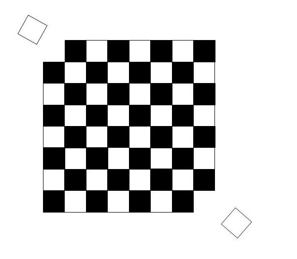 Mutilated checkerboard