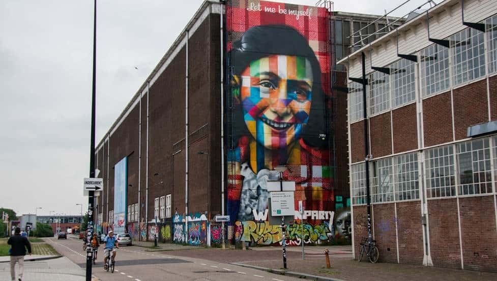 NDSM Anne Frank Street Art Graffiti Mitch Altman via Flickr