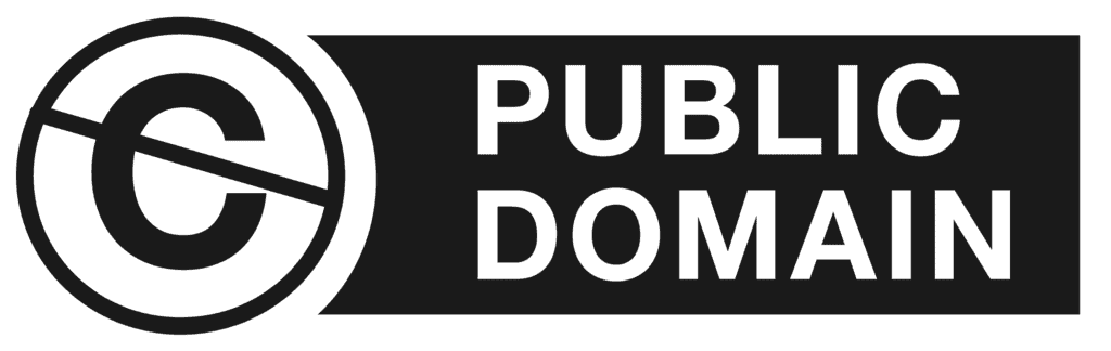 public domain logo streamlined
