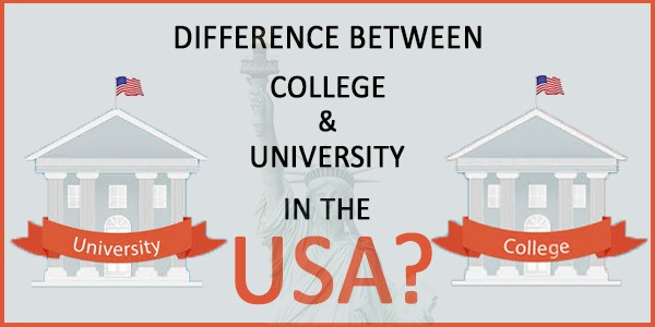 what is the difference between college and university in the usa