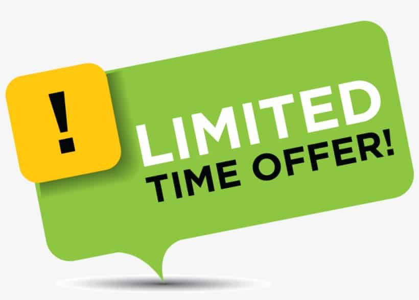 limited time offer graphic design